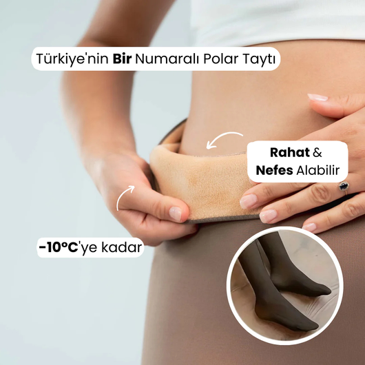 Şeffaf Etkili Polar Tayt