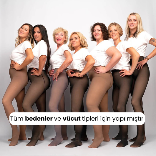 Şeffaf Etkili Polar Tayt